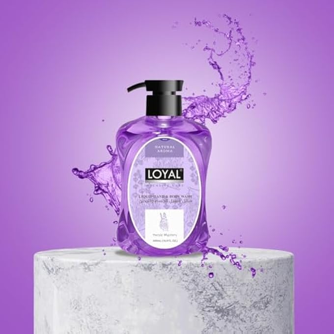 LOYAL LIQUID HAND WASH - EMBRACE THE SOFTNESS - PURPLE MYSTERY SCENT - NATURAL AROMA - 500 ML - Image 2